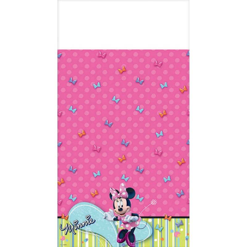Minnie Mouse Plastic Table Cover 1.37m x 2.43m