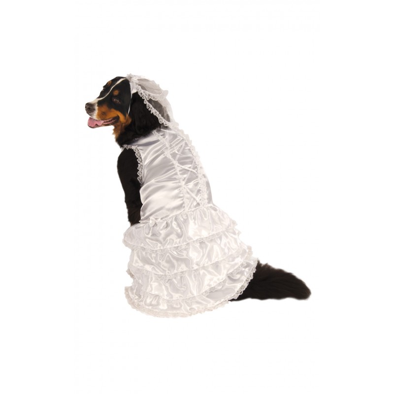 Bride Halloween Big Dog Pet Costume