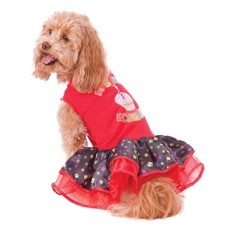 Barkday Tutu Dress Pet Costume Halloween