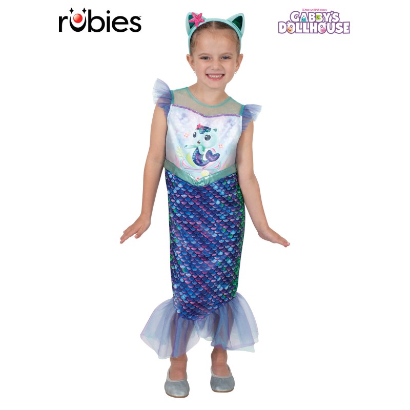 Mercat Mermaid Costume - Gabby's Dollhouse Child