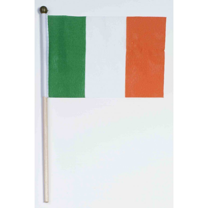 St. Patricks Day Irish Flag With Stick - 4x6in