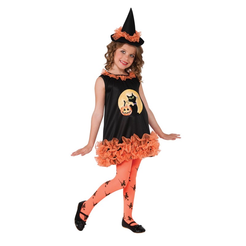 Orange Tutu Witch Toddler/Child Costume