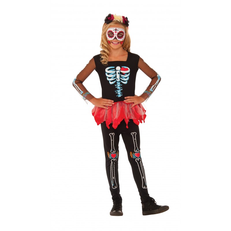 Scared To The Bone Skeleton Halloween Child Costume