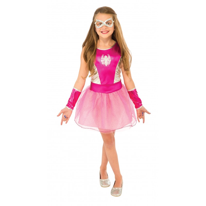 Pink Spider-Girl Tutu Child Dress