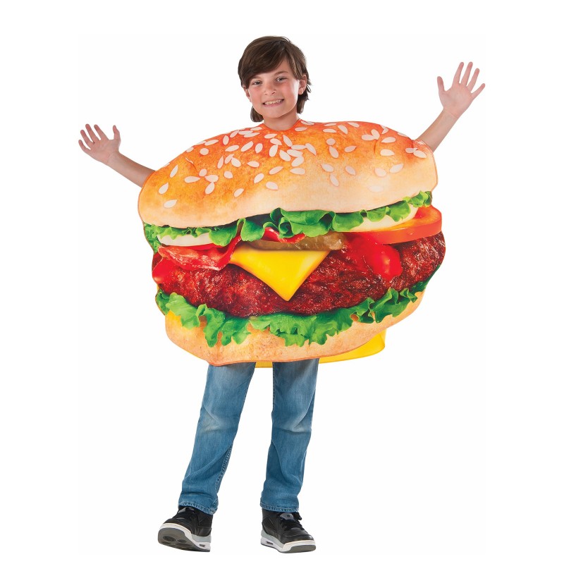 Burger Child Costume - Size Std