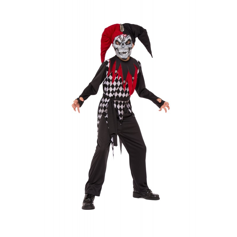 Evil Jester Halloween Child Costume