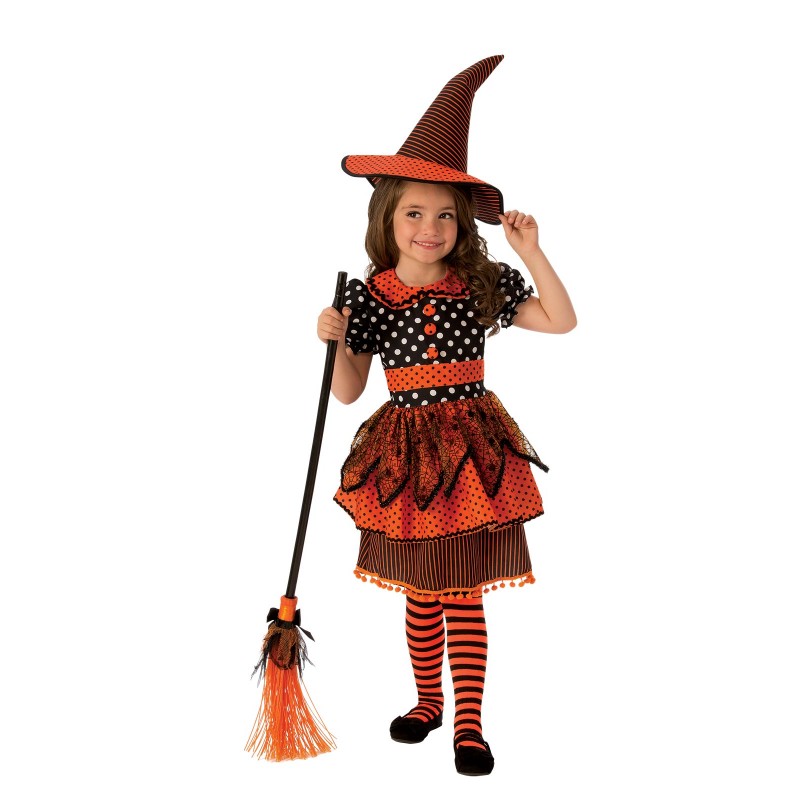 Polka Dot Witch Child Costume