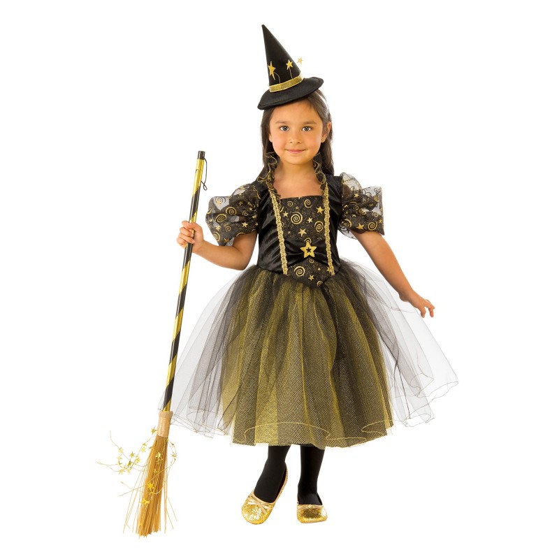 Golden Star Witch Child Costume