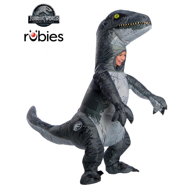 Velociraptor Blue Inflatable With Sound for Child