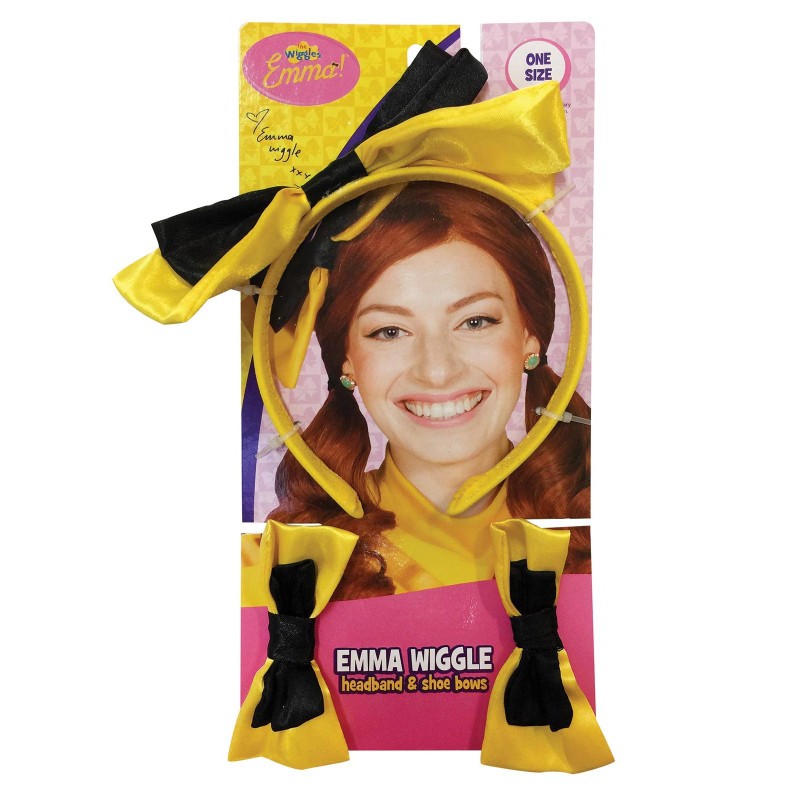 Emma Wiggle Headband & Shoe Bows for Child