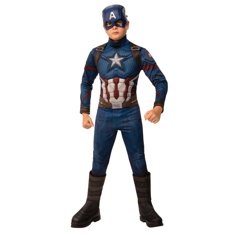 Captain America Deluxe Boys Child Costume