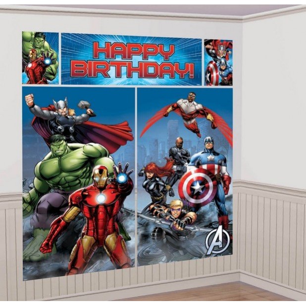 Avengers Assemble Scene Setters Pack of 5