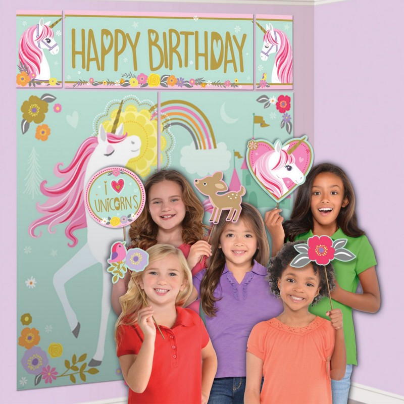 Magical Unicorn Props & Scene Setters 17 pk - NFS Party