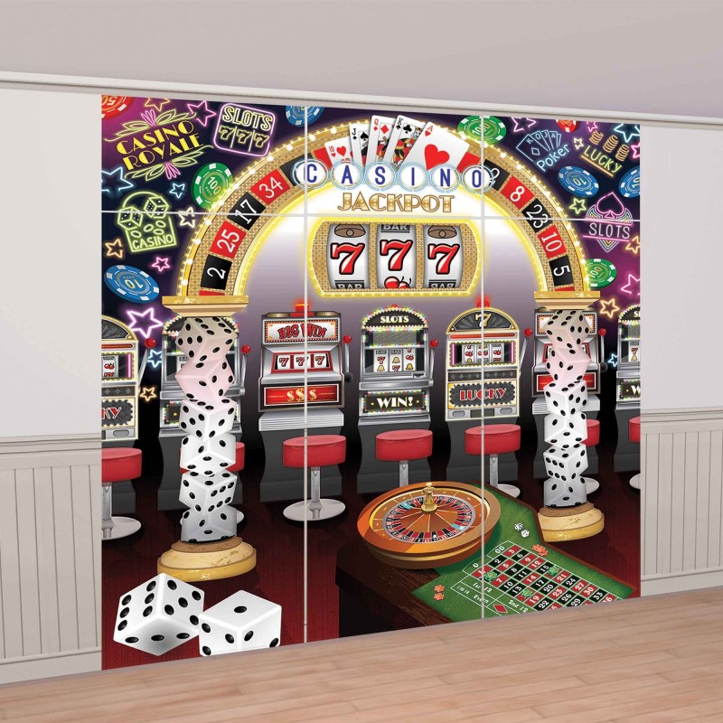 Décor De Scène Las Vegas Casino – Toile De Fond Pour Soirée à Thème, Accessoire Photo