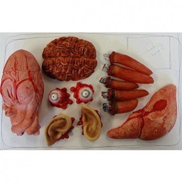 Halloween Meat Market Plastic Body Parts Decoration