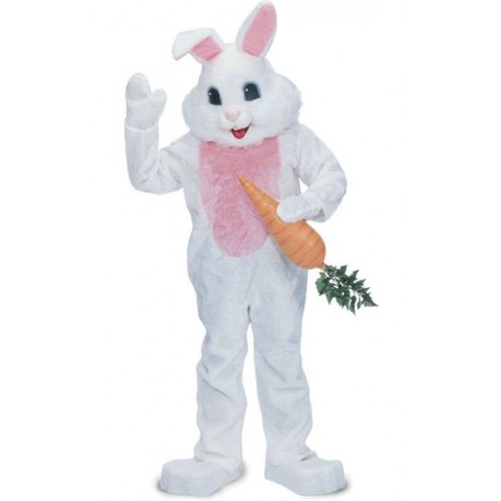 Rabbit Premium Mascot Costume White Animals