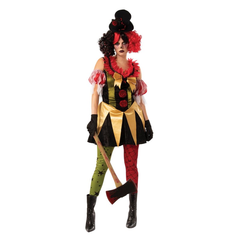 Evil Clown Halloween Lady for Adult
