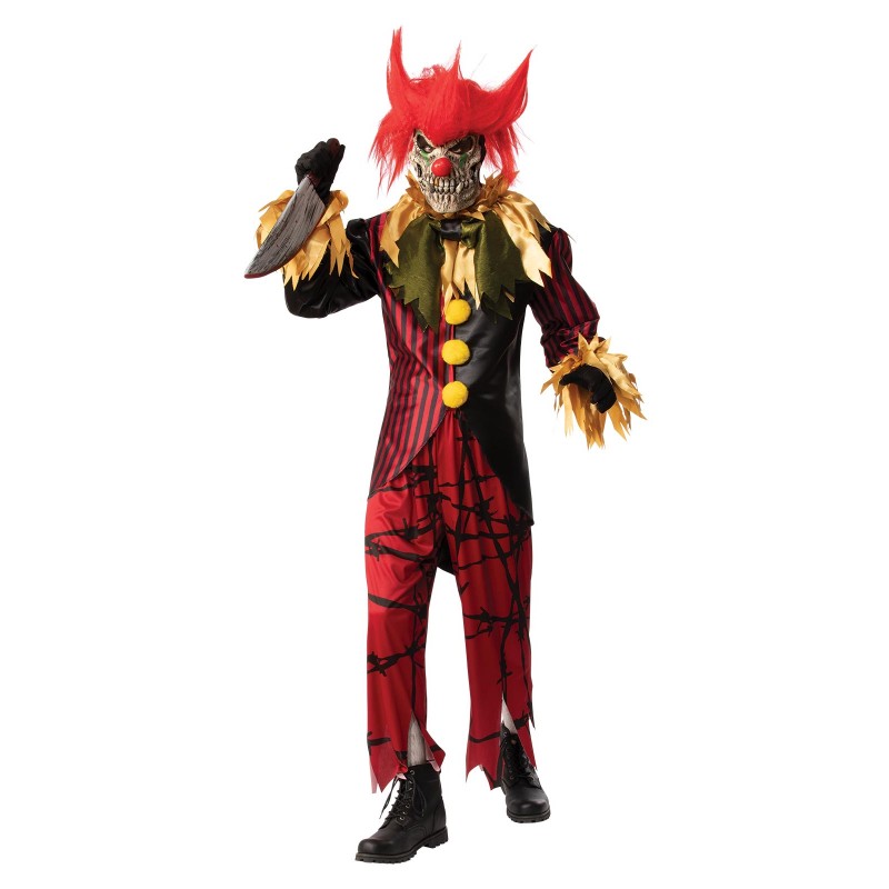 Crazy Clown Halloween Adult Costume