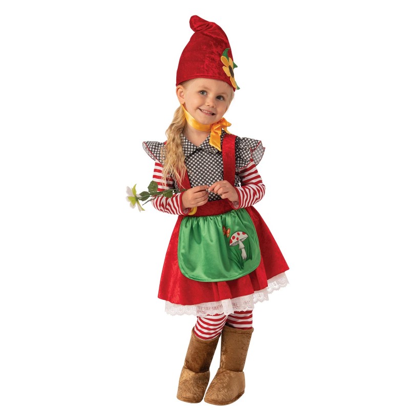 Garden Gnome Fairytale Girl Child Costume