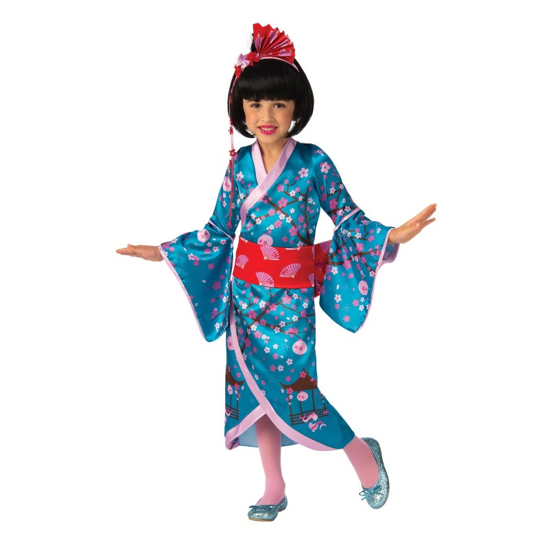Cherry Blossom Japanese Princess Child Costume