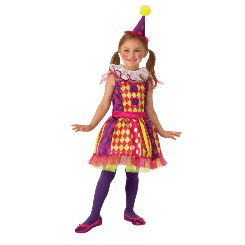 Bright Clown Circus Child Costume