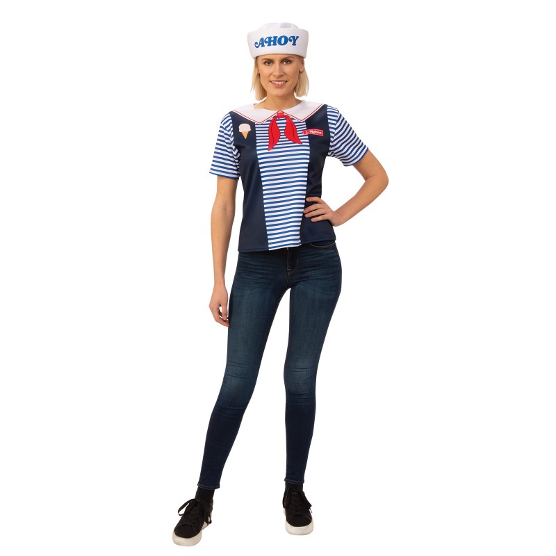 Robin Scoops Ahoy Costume Set - Stranger Things for Adult