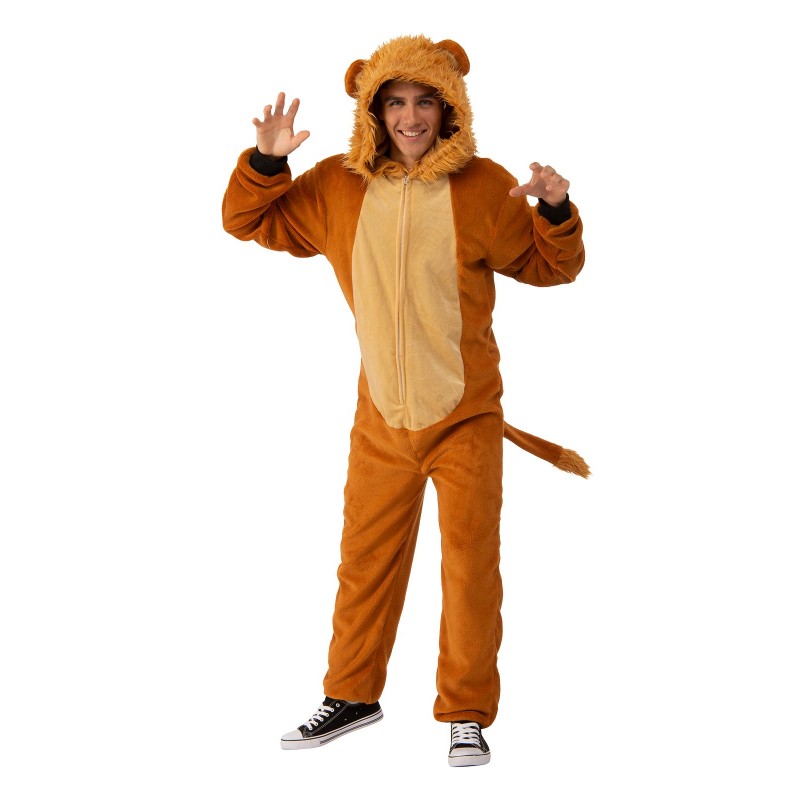 Lion Furry Onesie Adult Costume Animals