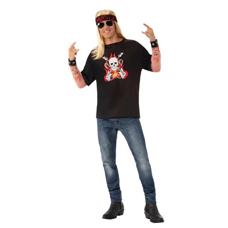 Rocker Man 1980s Adult Costume