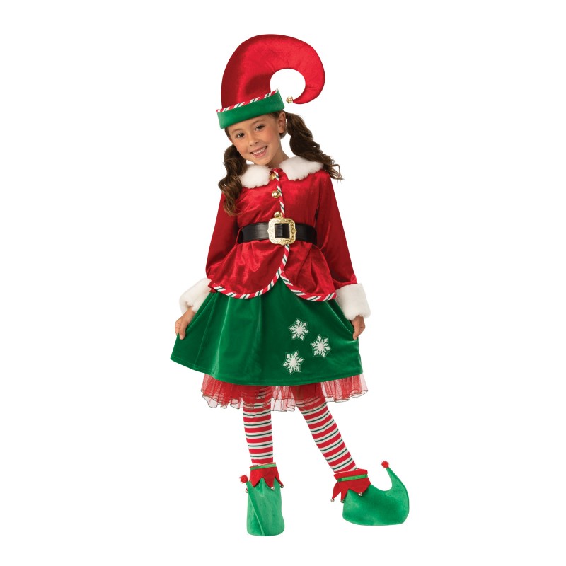 Elf Deluxe Girl Child Costume