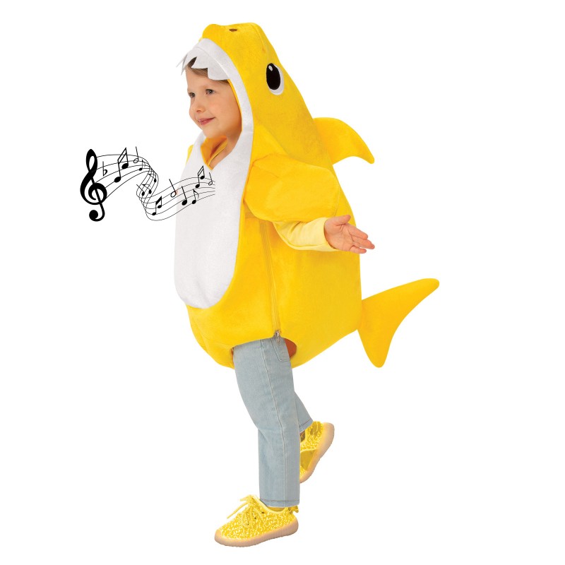 Baby Shark Deluxe Yellow Child Costume