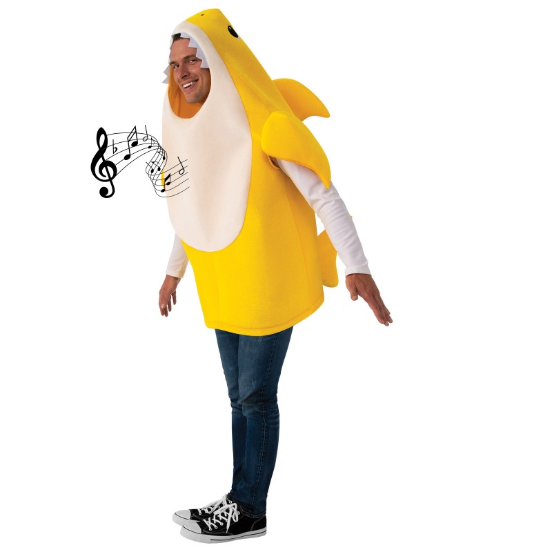 Baby Shark Deluxe Yellow Adult Costume