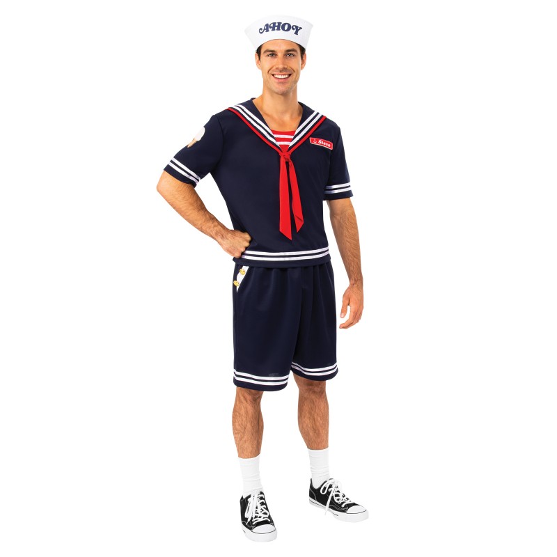 Steve Scoops Ahoy Costume - Stranger Things Adult