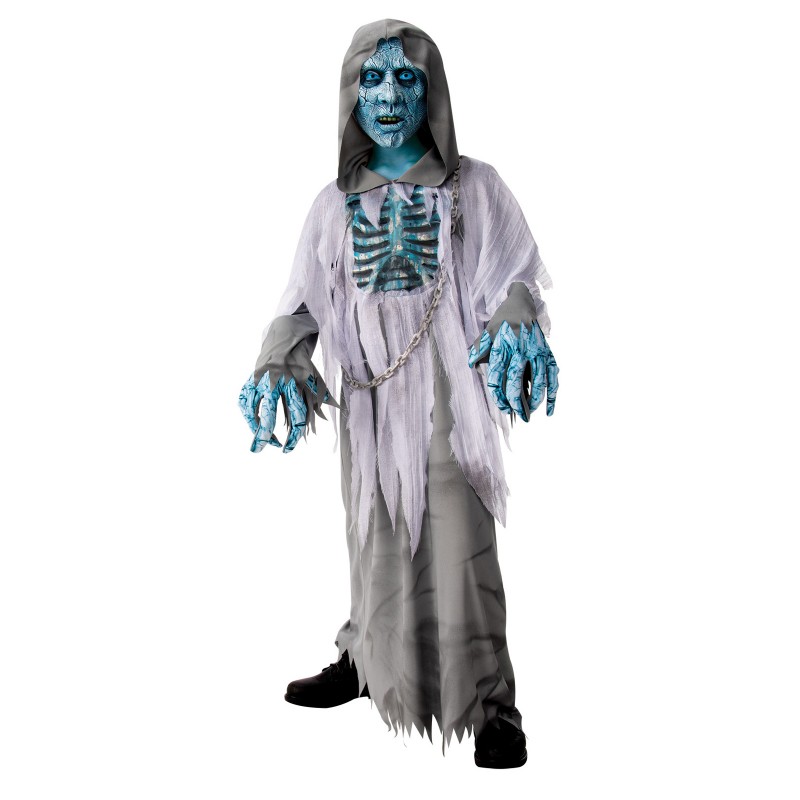 White Demon Hooded Robe Child Costume