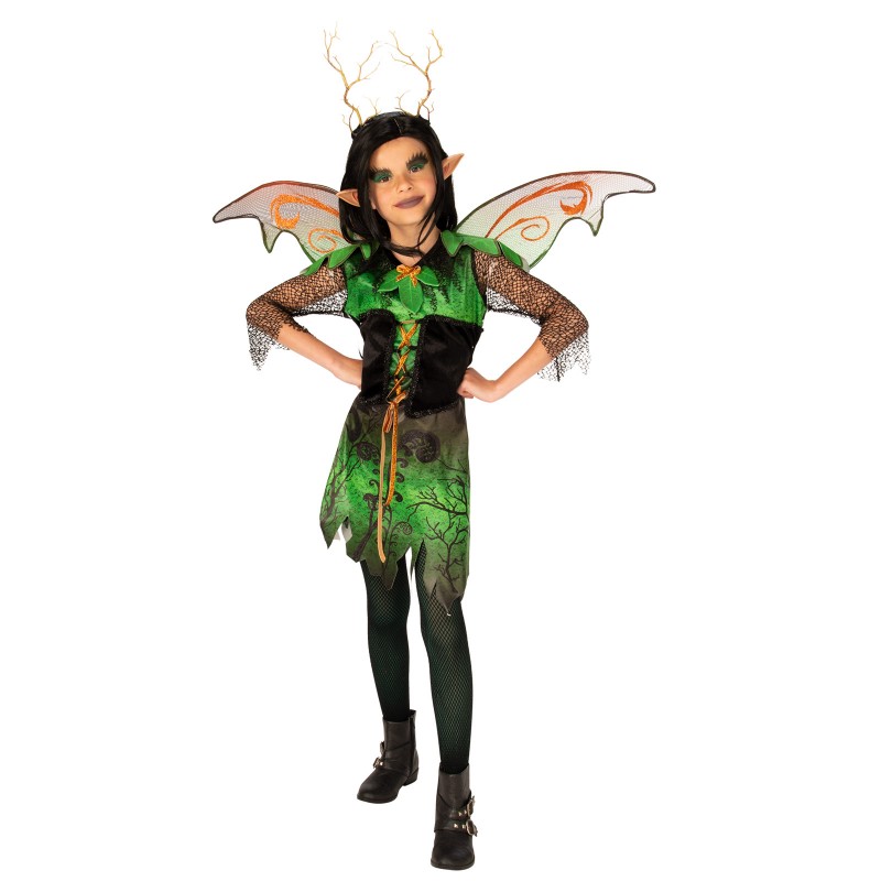 Evil Elf Halloween Girls Child Costume