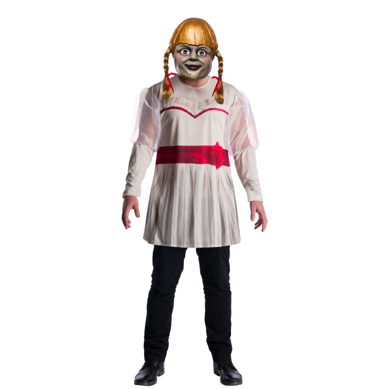 Annabelle Costume Top And Mask for Adult Halloween