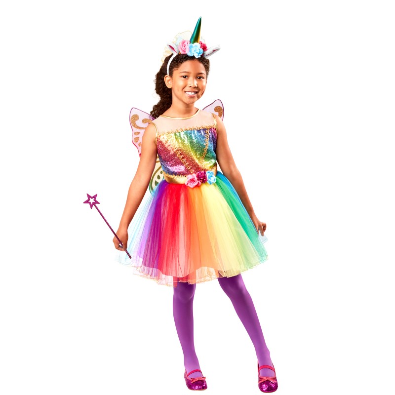 Unicorn Rainbow Tutu Child Costume Mythical