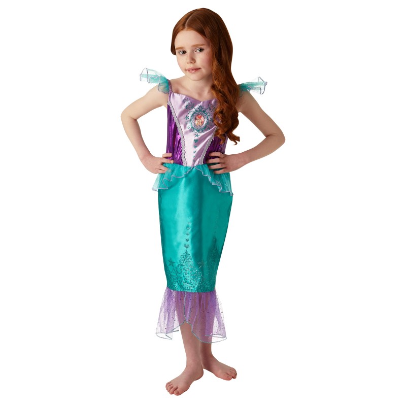 Ariel The Little Mermaid Gem Princess Girl Child Costume