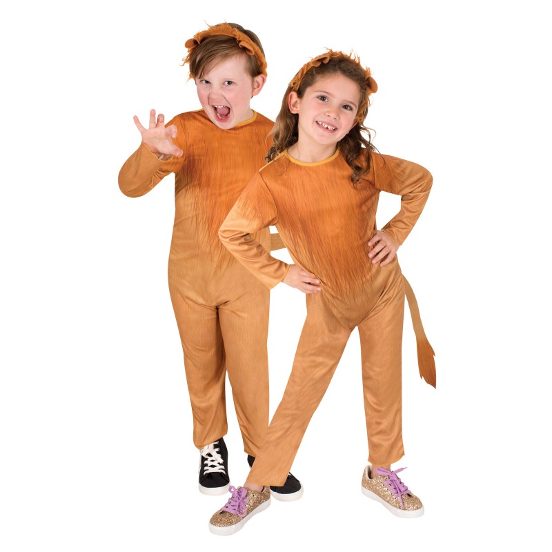 Lion Animals Child Costume