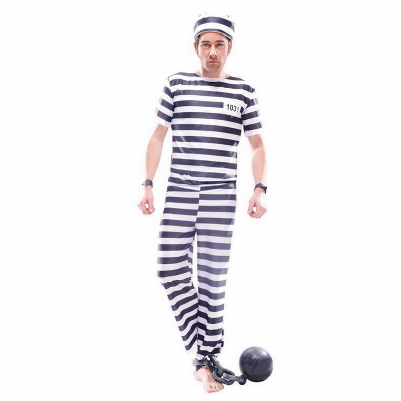 Hollywood Prisoner Adult Costume Size XXL Hollywood Prisoner Adult Costume Size XXL