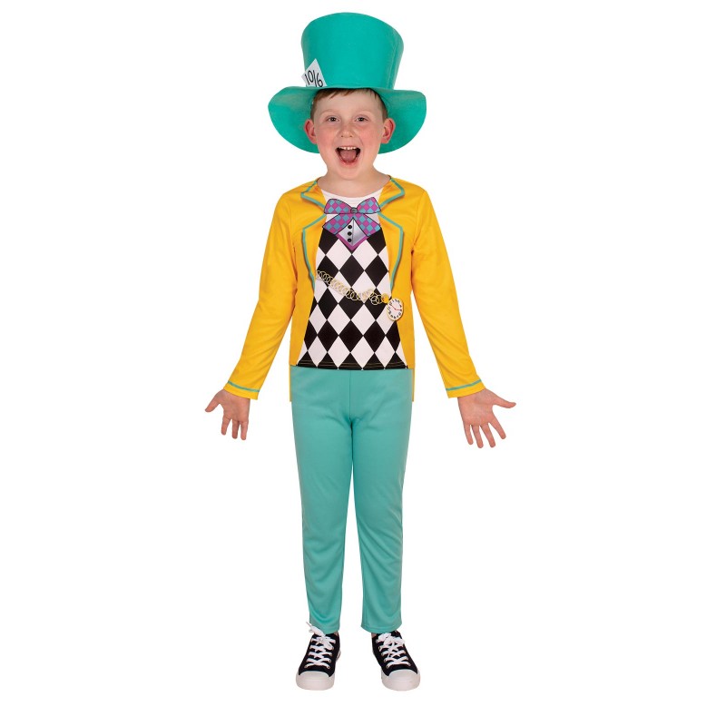 Mad Hatter Alice In Wonderland Boys Classic Child Costume