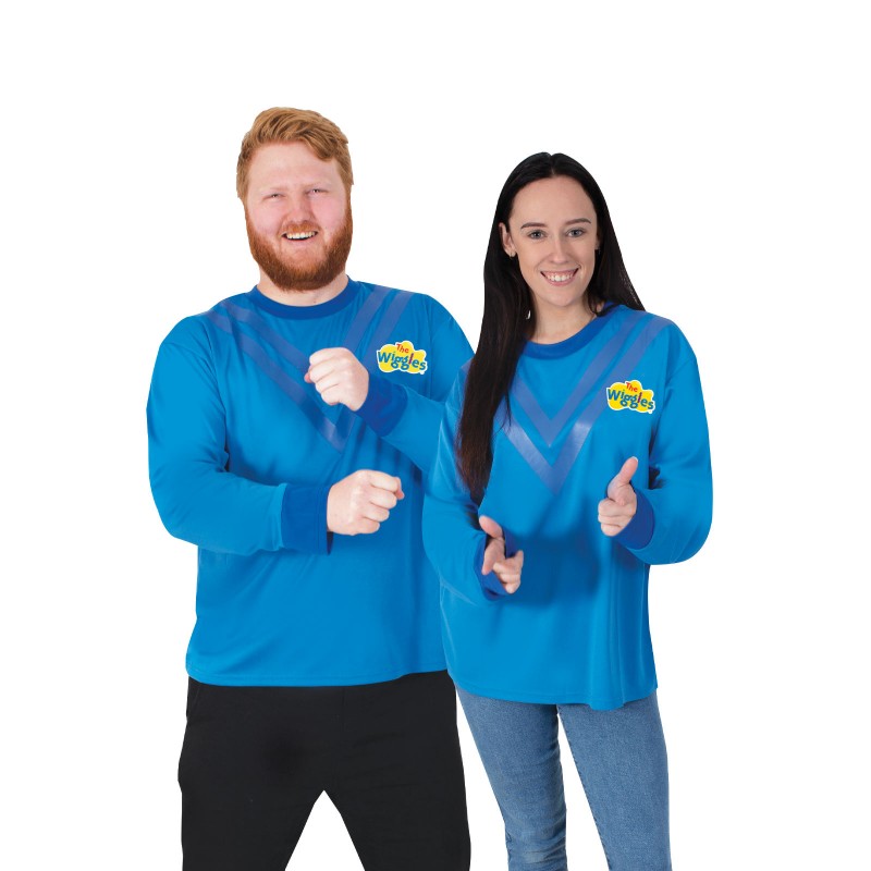 Blue Wiggle Costume Adult Top