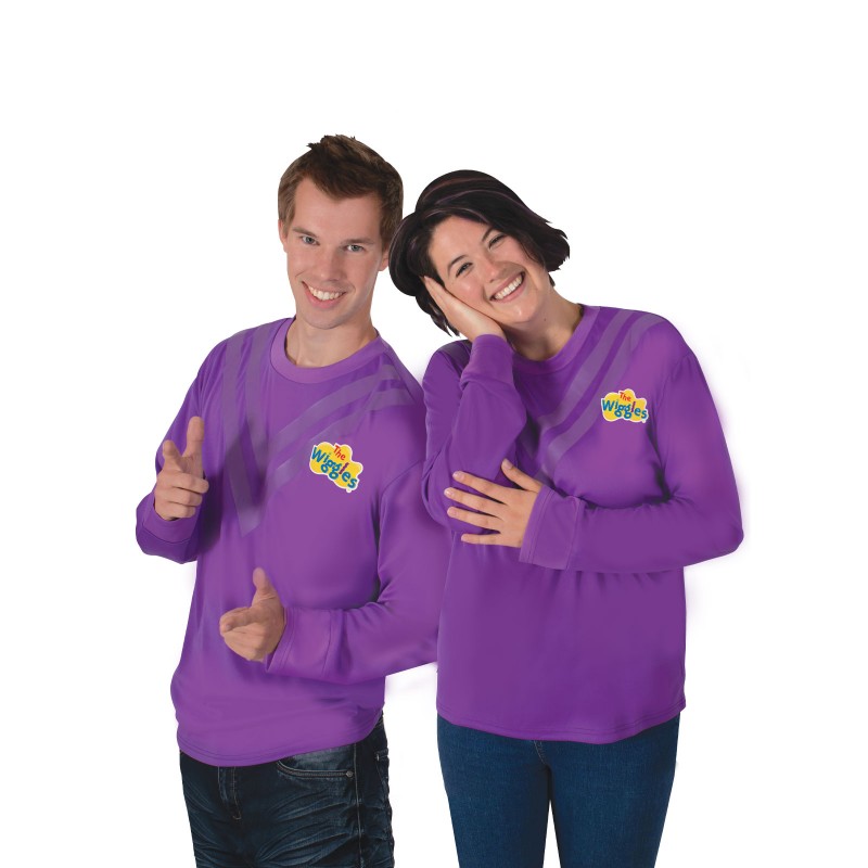 Purple Wiggle Costume Adult Top