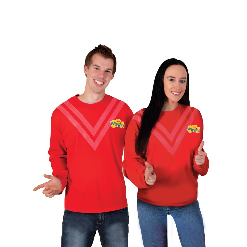 Red Wiggle Costume Adult Top