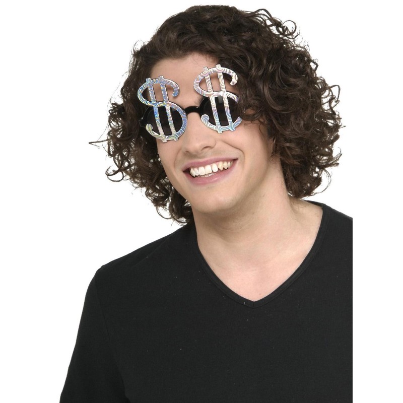 Dollar Glasses Silver 1970s - Accessory