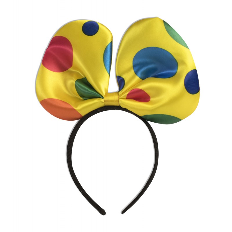Clown Circus Polka Dot Adult Headband - Accessory