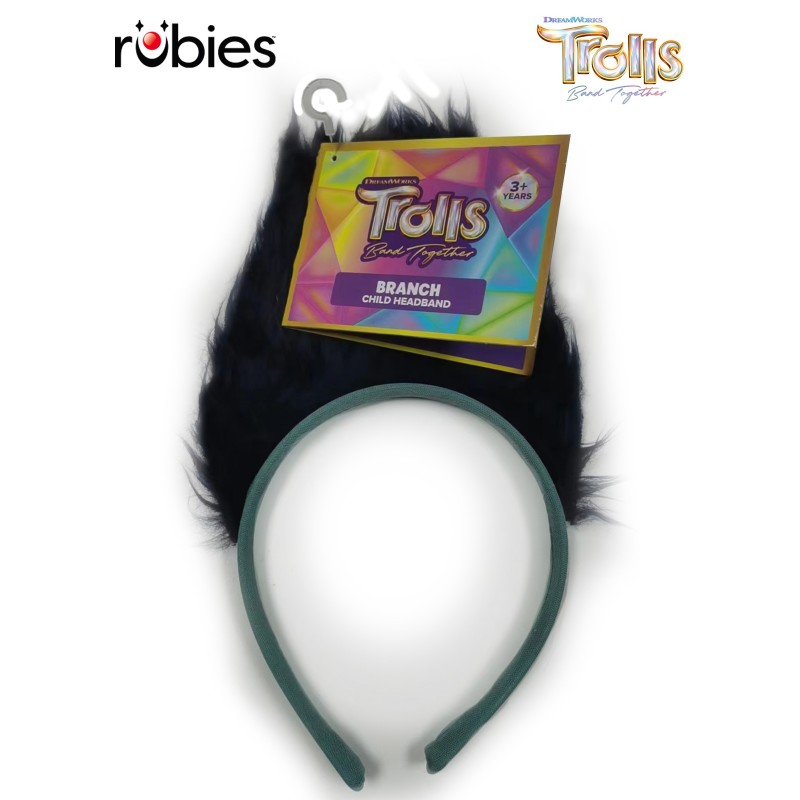Trolls Branch Headband With Attached Hair