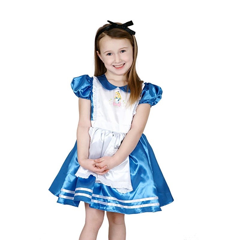 Alice In Wonderland Satin Deluxe Child Costume