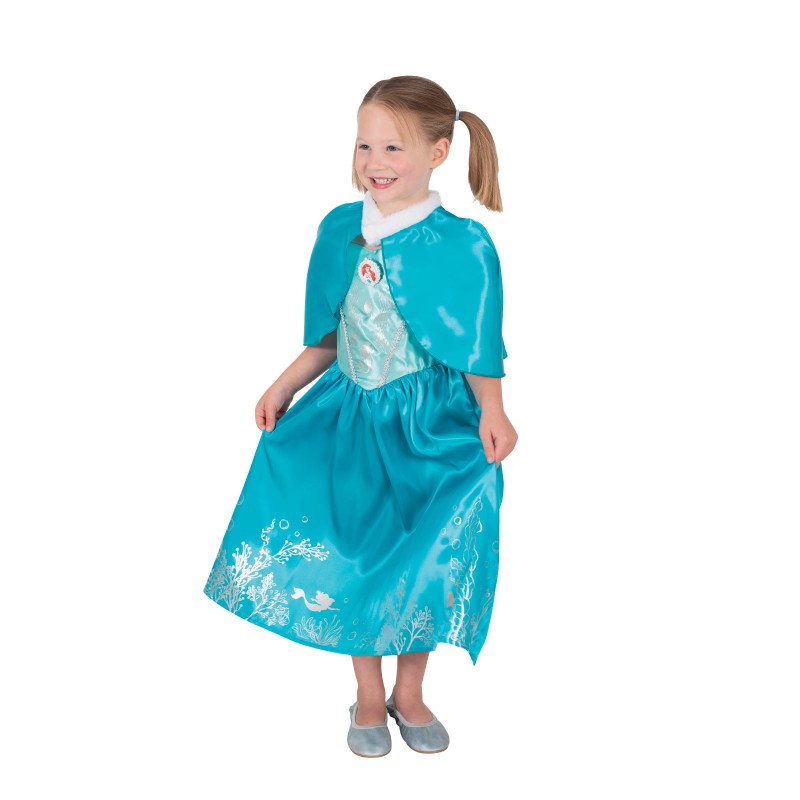 Ariel Deluxe Winter Cloak Child Costume The Little Mermaid