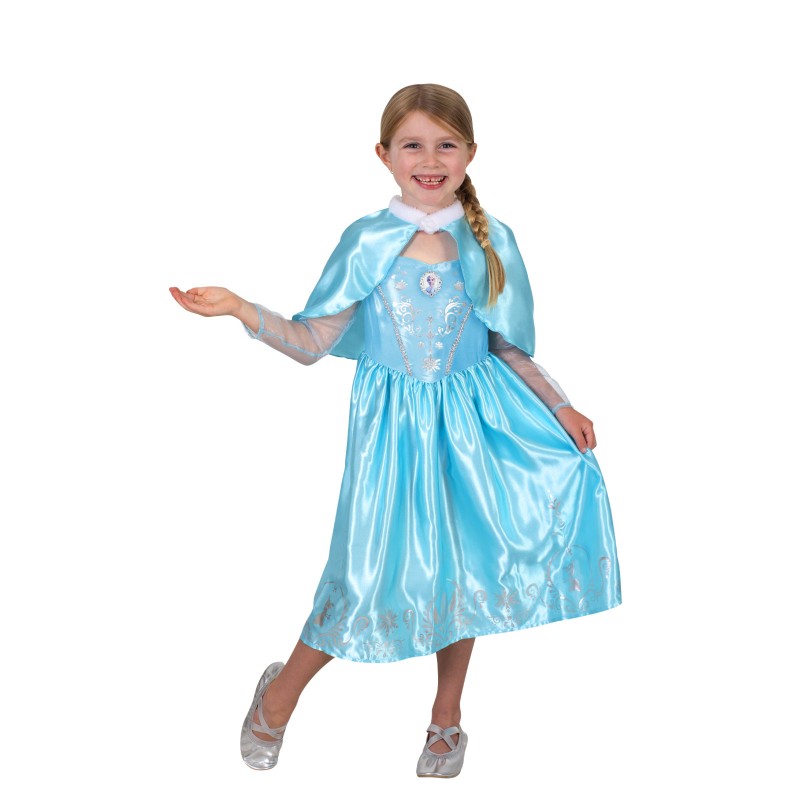 Elsa Deluxe Winter Cloak Child Costume Disney Frozen