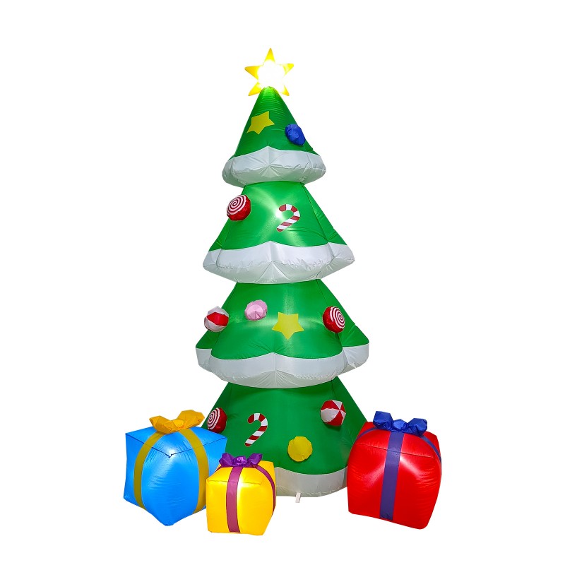 Inflatable Christmas Tree - 8ft Tall